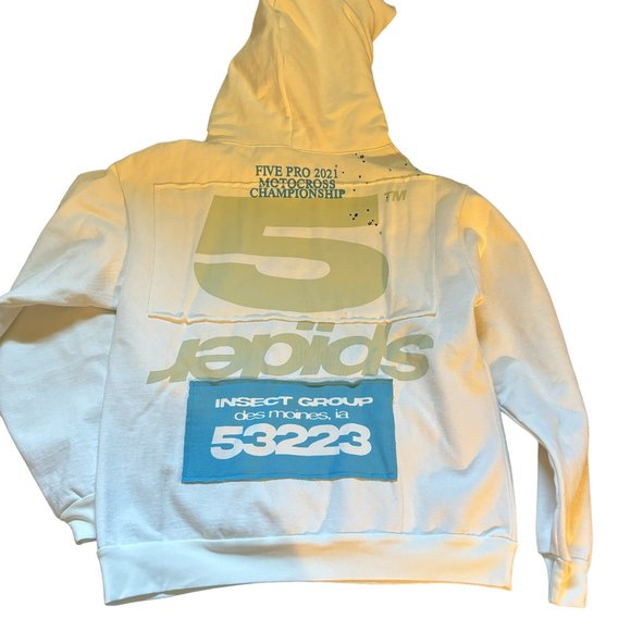 Sp5der Adult Sweatshirt Egg Shell